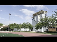 6-50 বছরের জন্য কাঠের ইস্পাত প্লাস্টিক ইনডোর ক্লাইম্বিং ওয়াল