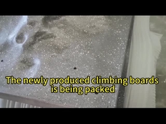 বিনোদন প্রাপ্তবয়স্ক রক ইনডোর ক্লাইম্বিং ওয়াল ইস্পাত কাঠের রজন ISO9001 ISO14001